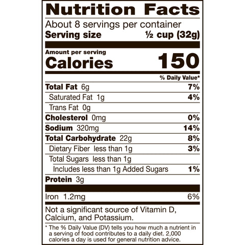 Gardettos Original Recipe Snacks Mix, 8.6 Ounce -- 12 per case.