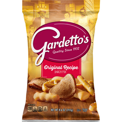 Gardettos Original Recipe Snacks Mix, 8.6 Ounce -- 12 per case.