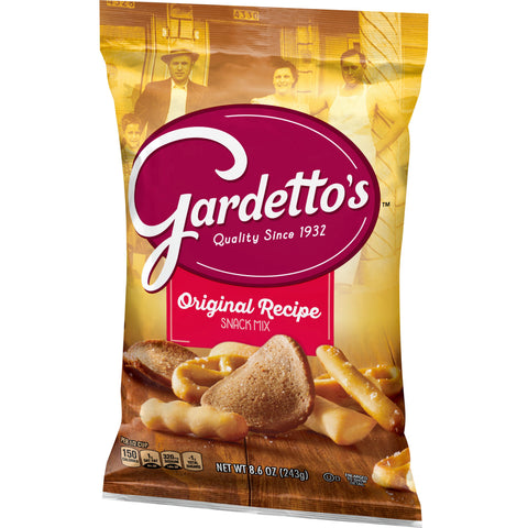 Gardettos Original Recipe Snacks Mix, 8.6 Ounce -- 12 per case.