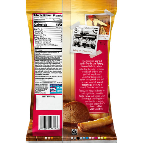 Gardettos Original Recipe Snacks Mix, 8.6 Ounce -- 12 per case.