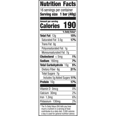 Nature Valley Peanut Butter Dark Chocolate Protein Chewy Bar, 22.7 Ounce -- 8 per case.
