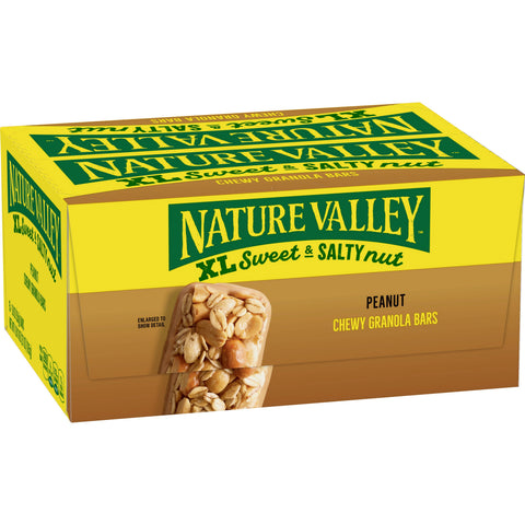 Nature Valley Chewy Sweet and Salty Peanut Granola Bars, 1.8oz Bars -- 120 Bars Per Case