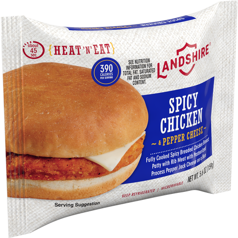 Landshire® SANDWICH SPICY BREADED CHICKEN IW 5.4 OZ 10000030561