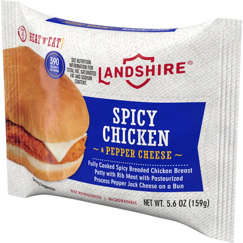 Landshire® SANDWICH SPICY BREADED CHICKEN IW 5.4 OZ 10000030561