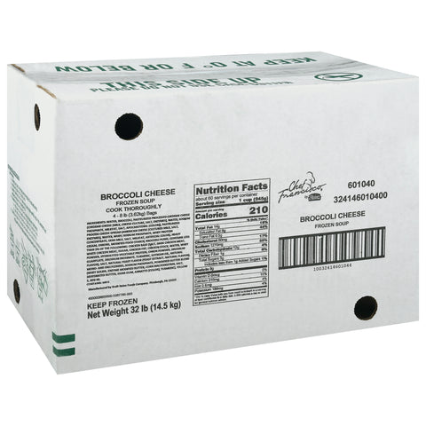 Chef Francisco Broccoli Cheese Soup, 8 Pound -- 4 per case