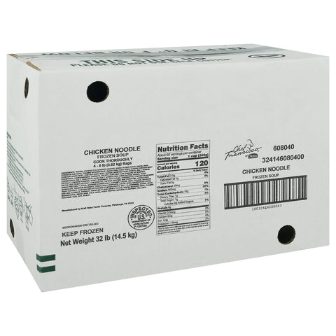 Chef Francisco Homestyle Chicken Noodle Soup, 8 Pound -- 4 per case
