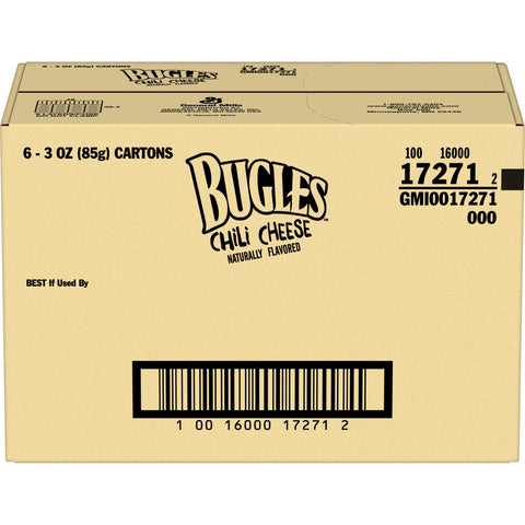 Bugles Chili Cheese Snack, 3 Ounce -- 6 per case