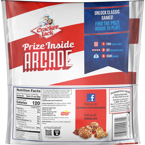Cracker Jack® CRACKER JACK THE ORIGINAL CARAMEL COATED POPCORN & PEANUTS