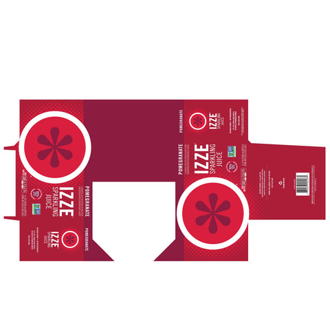 Izze JUICE POMEGRANATE SPARKLING GLASS BOTTLE
