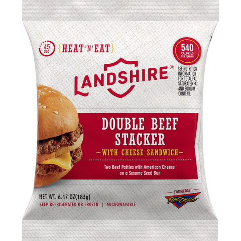 Fast Choice® SANDWICH DOUBLE BEEF STACKER/CHEESE 10000001342