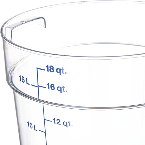 StorPlus™ CONTAINER FOOD STORAGE ROUND CLEAR 18 QT
