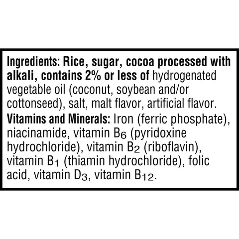 Kelloggs Cocoa Krispies Rice Cereals, 2.3 Ounce -- 60 per case.