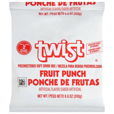 Twist DRINK MIX FRUIT PUNCH PRE-SWEETENED-2 GAL