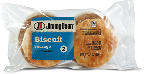 Jimmy Dean Sausage Biscuit, 3.4 Ounce -- 60 per case.