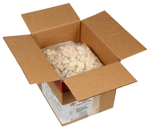 Tyson Red Label Premium Unbreaded Grilled Diced Chicken Breast, 5 Pound -- 2 per case.