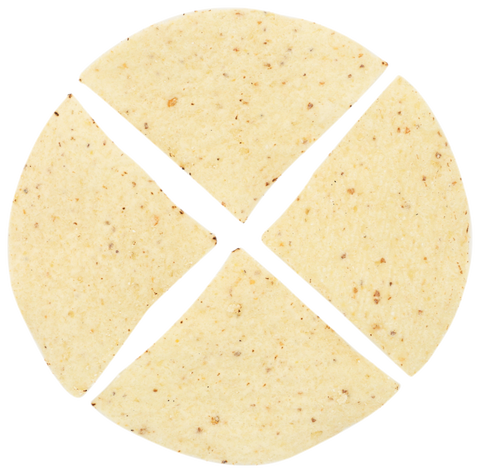 Tortilla Chip Corn White 1/4 Cut 7650-0621