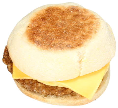 Jimmy Dean Muffin and Sausage, Egg with Cheese Sandwich, 5 Ounce -- 12 per case.