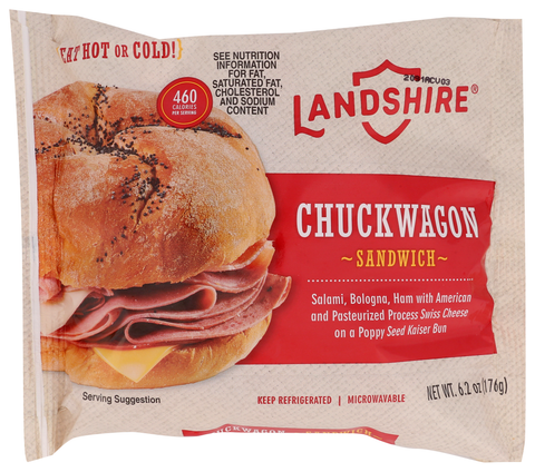 Landshire® SANDWICH CHUCK WAGON 6.2 OZ 10000020781