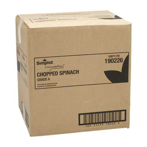 Simplot Classic Vegetables® SPINACH CHOPPED WET PACK
