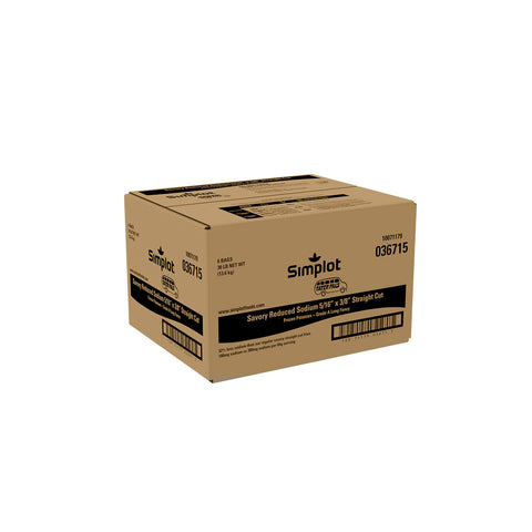 SeasonedCrisp LesSodium Savory 5/16 x 3/8 inch Straight Cut Fries, 5 Pound -- 6 per case