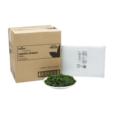 Simplot Classic Vegetables® SPINACH CHOPPED WET PACK
