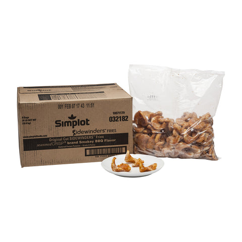 SeasonedCrisp Smokey BBQ Seas Sidewinder Fries, 4 Pound -- 6 per case.