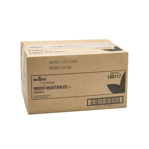 Simplot 5 Way Mixed Vegetable Blend - 40 oz. package, 12 per case