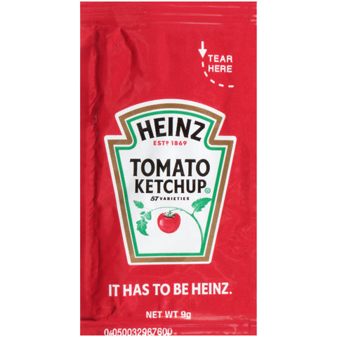 Heinz Ketchup Single Serve, 9 Gram -- 1500 per case