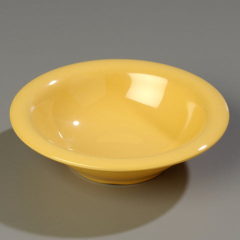 Carlisle BOWL RIMMED DURUS® MELAMINE HONEY YELLOW 12 OZ