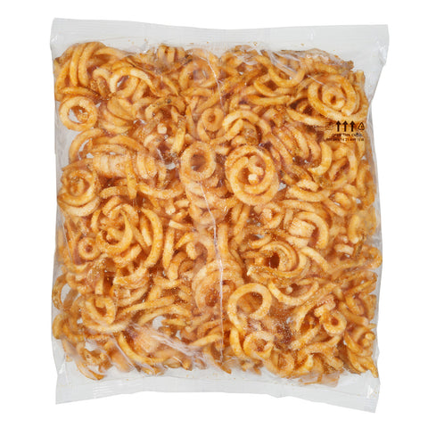 Simplot Seasoned CRISP Delivery+ Skin On Battered Potato Savory Loop, 5 Pound -- 6 per case