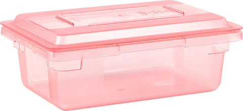 StorPlus™ CONTAINER FOOD BOX STORAGE COLOR-CODED RED 18X12X6 3.5 GAL