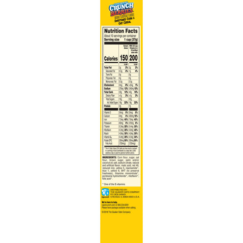 Cap'n Crunch CEREAL CAP'N CRUNCH BERRYS