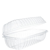 Container Ops Clear Hinged Lid Showtime Hoagie 9-7/8x5-1/8x3.5