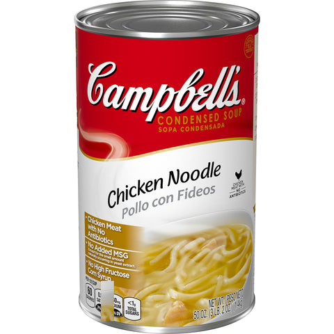 Campbells Chicken Noodle Soup - 50 oz. can, 12 per case