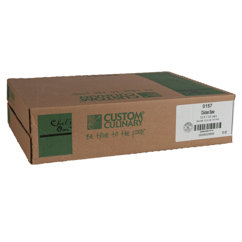 Chefs Own Chicken Base, No Msg Added, Paste, 1 Lb. Jars - 12 Per Case