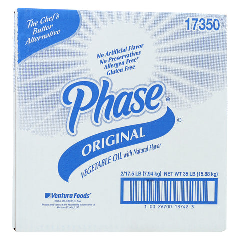 Phase Zero Trans Fat Liquid Butter Alternative, 35 Pound -- 2 per case.
