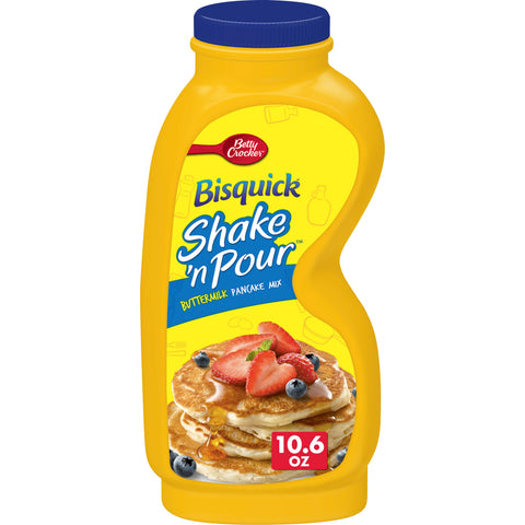 Bisquick Shake N Pour Buttermilk Pancake Mix, 10.6 Ounce -- 8 per case.