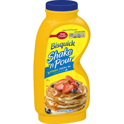 Bisquick Shake N Pour Buttermilk Pancake Mix, 10.6 Ounce -- 8 per case.