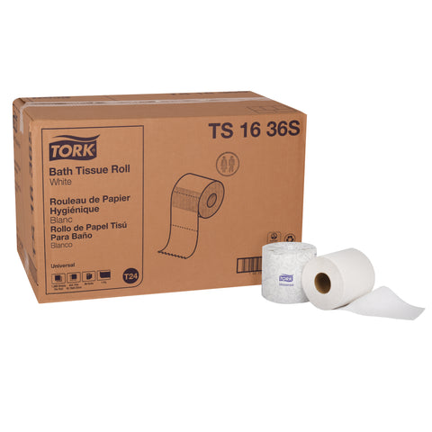 Tork Universal TISSUE BATH ROLL WHITE 1 PLY 3.75X4