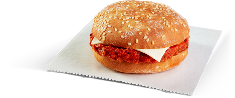 Advance Pierre Fast Choice Pizza Charbroil Burger with Cheese, 5.6 Ounce -- 12 per case.