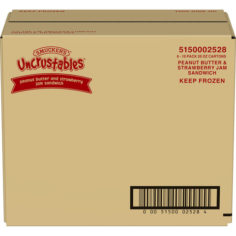 Uncrustables® SANDWICH PEANUT BUTTER & STRAWBERRY JELLY IW 2 OZ