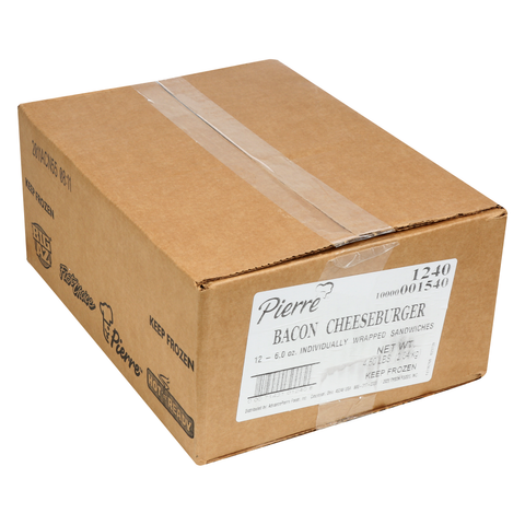 Sandwich Jumbo Bacon Cheeseburger Iw 6 Oz 1240