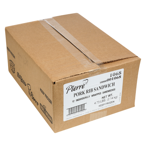 Pierre® SANDWICH ROWDIE RIB™ W/ BBQ SAUCE IW 6.3 OZ 10000001068