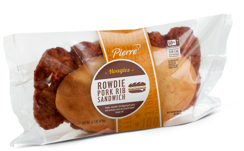 Pierre® SANDWICH ROWDIE RIB™ W/ BBQ SAUCE IW 6.3 OZ 10000001068