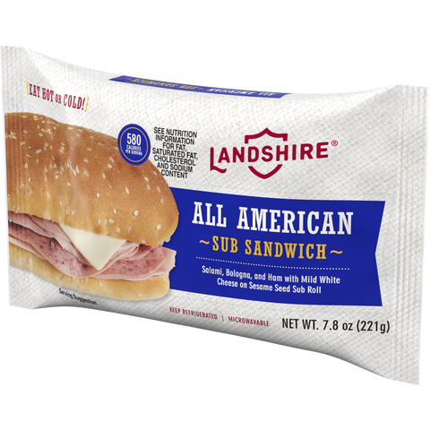 Sandwich All American Sub Iw 7.25 Oz 102001-012-1