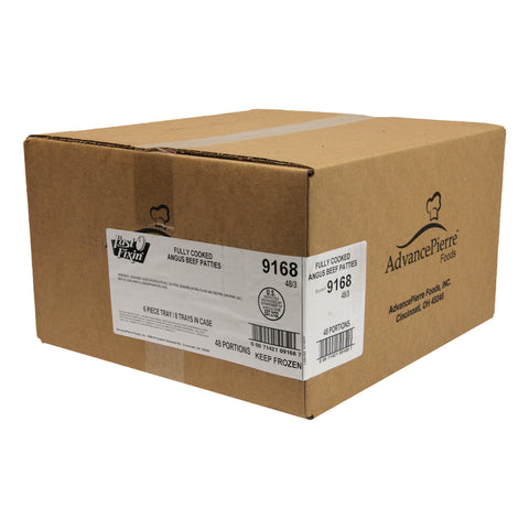 Beef Patty Charbroiled Angus Fc 3 Oz 9168