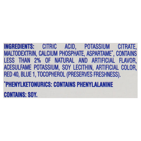 Crystal Light Single Serve Sugar-Free Raspberry Lemonade On-the-Go Powdered Mix, 0.1 ounce -- 120 per case