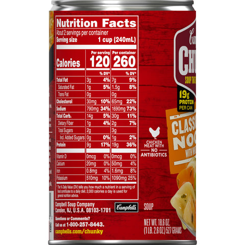 Campbell's® CAMPBELL CHNKY CHICKEN NDL CLAS