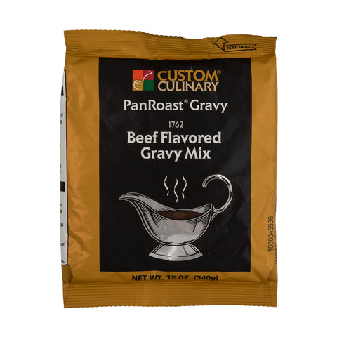 Custom Culinary PanRoast Beef Flavored Gravy Mix, 12 Ounce -- 8 per case.
