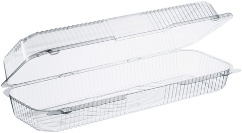 Dart StayLock® CONTAINER PLASTIC CLEAR HINGED STRUDEL OR HOAGIE OPS 14.4X5.5X3.1